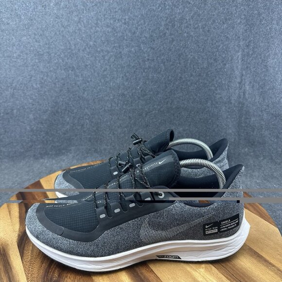 Nike Mens Air Zoom Pegasus 35 Shield AA1643-001 Black Running Shoes Sneakers 10 - Picture 6 of 10